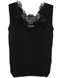 Ermanno Scervino - Lace Knitted Tank Top - Lyst