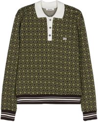 Wales Bonner - Logo-embroidered Geometric Sweater - Lyst