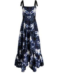 Alice + Olivia - Robe Longue Rosalee À Détail Noué - Lyst