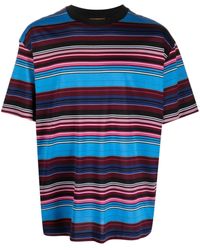 Missoni - Crew-neck Striped Cotton T-shirt - Lyst