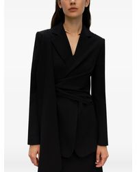 ELY ELY - Draped Blazer - Lyst