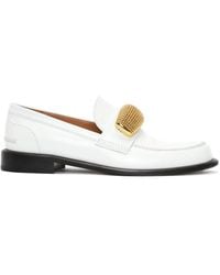 JW Anderson - Appliqué-Detail Leather Loafers - Lyst