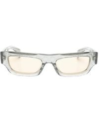 Gucci - Monogram-Print Rectangle-Frame Sunglasses - Lyst