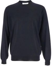Lardini - Maglione Girocollo Con Orlo A Coste - Lyst