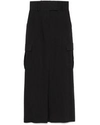 IRO - Interlock Twill Maxi Cargo Skirt - Lyst