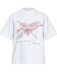AllSaints - Heartache Lisa T-Shirt - Lyst