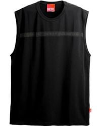DIESEL - X Tinder Slogan-Print Sleeveless T-Shirt - Lyst