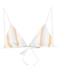 SIR. - Striped Triangle Bikini Top - Lyst