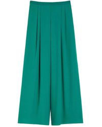 Pennyblack - Pleated Wide-Leg Trousers - Lyst