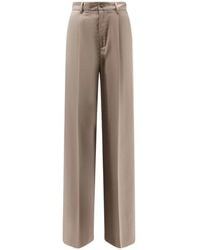 Hevò - Wide-Leg High-Waisted Trousers - Lyst