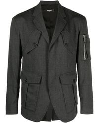 DSquared² - マルチポケット シングルジャケット - Lyst