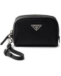 Prada - Clutch aus Saffiano-Leder - Lyst