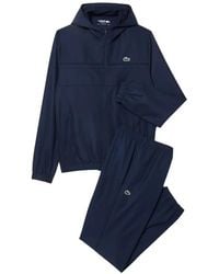 Lacoste - Survêtement Zippé À Patch Logo - Lyst