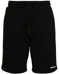 Daily Paper - Logo-lettering Cotton Track Shorts - Lyst