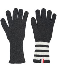 Thom Browne - 4-bar Cashmere Gloves - Lyst