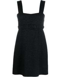 Patou - Corsage Belted Mini Dress - Lyst