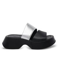 Vic Matié - 55Mm Leather Heeled Sandals - Lyst
