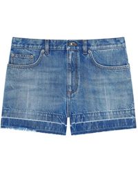 Givenchy - Denim Shorts - Lyst