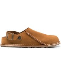 Birkenstock - Lutry Suede Mules - Lyst