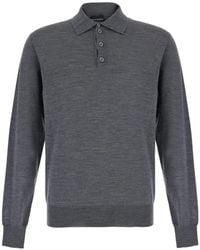 Emporio Armani - Chemise En Laine Vierge - Lyst