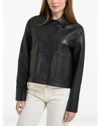 S.w.o.r.d 6.6.44 - Button Leather Coat - Lyst
