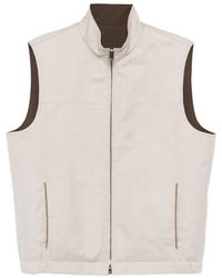 Canali - Zip-Up Gilet - Lyst