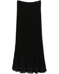 Tom Ford - Sequin-Embellished Ribbed Long Skirt - Lyst