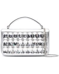 Moschino - Crystal-embellished Mini Bag - Lyst