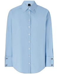 Pinko - Quiet Is The New Punk Cotton Shirt - Lyst