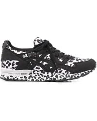 Comme des Garçons - X Asics Black Gel-lyte Low-top Leopard Print Sneakers - Lyst
