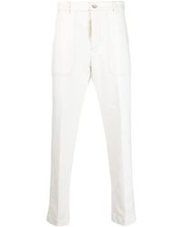Peserico - Pantalones rectos con diseño stretch - Lyst