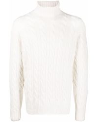 Brunello Cucinelli - Kaschmirpullover Mit Zopfmuster - Lyst