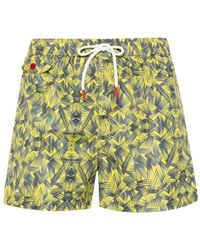Kiton - Badeshorts Mit Grafischem Print - Lyst