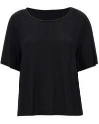 Kaos - Side-Slit T-Shirt - Lyst