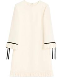 Valentino Garavani - Crepe Couture Mini Dress - Lyst