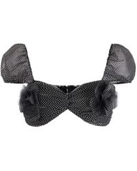Elisabetta Franchi - Polka Dot Print Top - Lyst