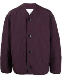 OAMC - Liner Short Padded Collarless Jacket - Lyst