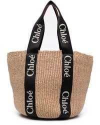 Chloé - ラージ Woody かごトート - Lyst