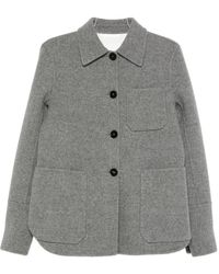 Jil Sander - Patch-Pocket Button-Front Jacket - Lyst