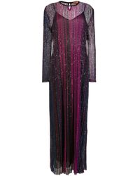 Missoni - Sequin-Embellished Pleated Maxi Dress - Lyst