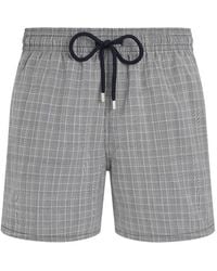 Vilebrequin - Prince Of Wales-Check Swim Shorts - Lyst