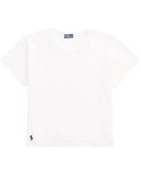 Polo Ralph Lauren - Cropped T-Shirt - Lyst
