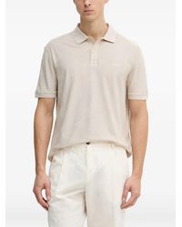 Guess - Floral-Jacquard Polo Shirt - Lyst