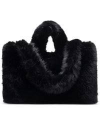 Stand Studio - Livi Faux-Fur Zipped Tote Bag - Lyst
