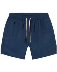 Brooks Brothers - Drawstring Elasticated Swim Shorts - Lyst
