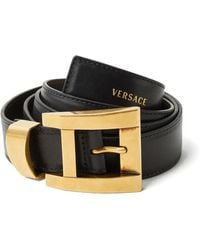 Versace - Gürtel Aus Leder 3 Cm - Lyst