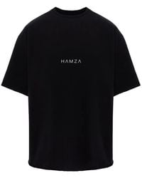 Hamza - Aky Slogan-Print Cotton T-Shirt - Lyst