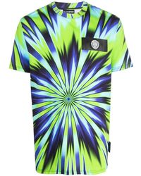 Philipp Plein - Tie Dye-Print Short-Sleeved T-Shirt - Lyst
