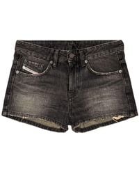 DIESEL - De-Yuba Jeans-Shorts im Distressed-Look - Lyst