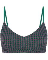 The Upside - Reggiseno A Quadri Aliki Ballet - Lyst